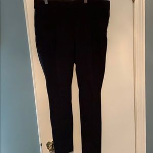 Loft seamed side-zip leggings